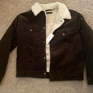 UNIQLO Brown Corduroy Trucker Jacket
